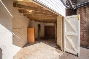 Garage interior- click for photo gallery